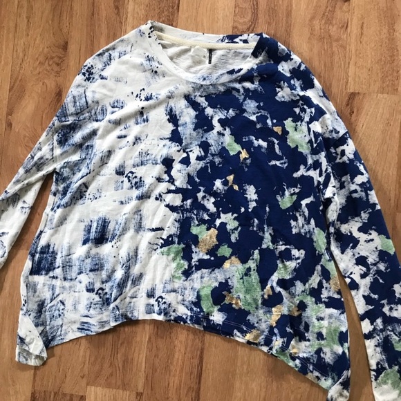 Anthropologie graffiti long Sleeve Top - Picture 10 of 12